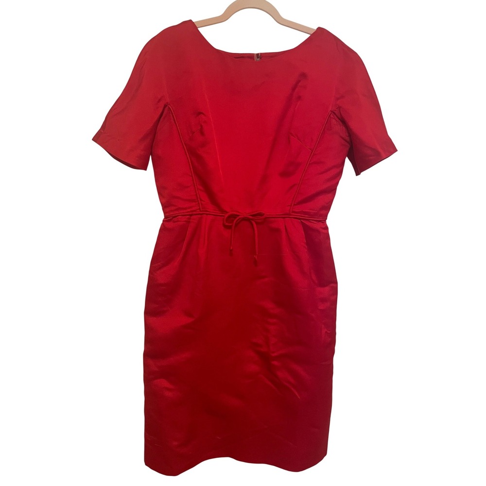 Vintage 1950s–60s Red Cocktail‎ Dress Stephan Ltd by Schrader Size M